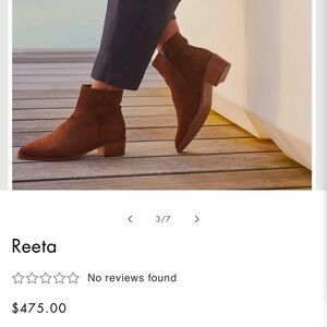 Aguatalia Reeta Brown Suede Ankle Booties with Block Heel and Side Zipper